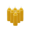 6-20PCS Handmade Beeswax Pillar Candles – Smokeless Emergency & Outdoor Camping Candle Set for UCO Lanterns