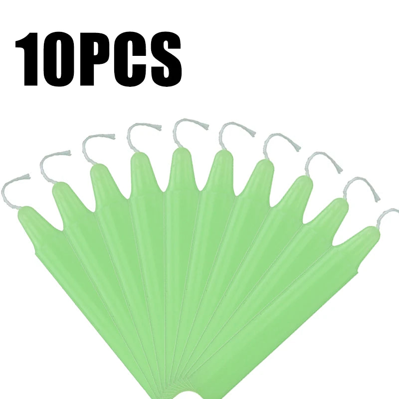 10PCS Exquisite Mini Taper Halloween Candle Mixed Colored Long Rod Christmas Candles Birthday Wedding Decorations Handmade Wax
