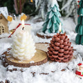 Handmade Pine Cone Scented Candles Creative Soy Wax Christmas Pine Cone Ornaments Pendants Ins Style Decoration Christmas Gifts