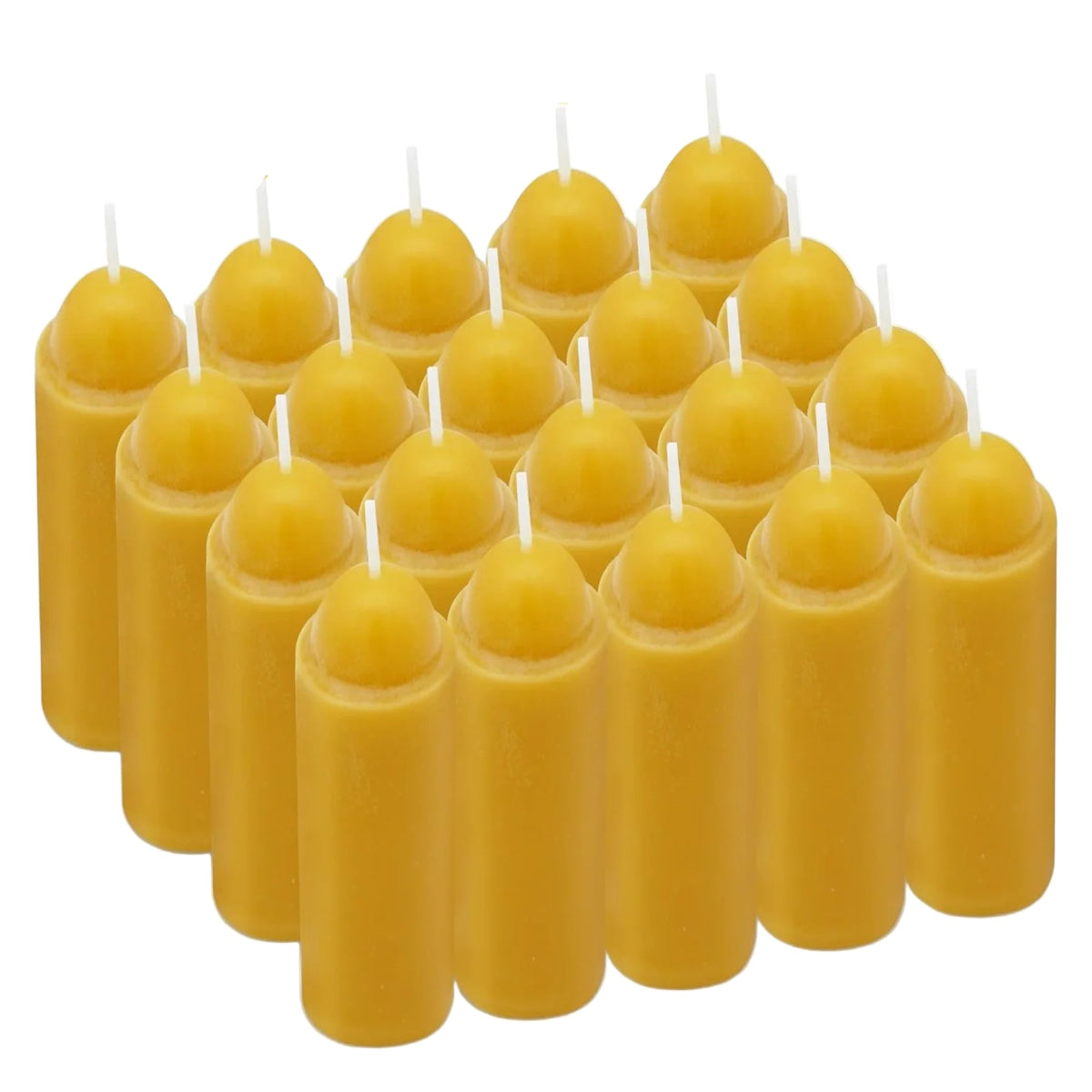 6-20PCS Handmade Beeswax Pillar Candles – Smokeless Emergency & Outdoor Camping Candle Set for UCO Lanterns