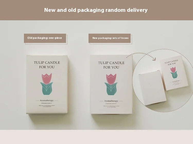 Cute Tulip Scented Candles, Simulated Plant Shapes, Handmade Diy Candles, Party Decorations, Christmas And Birthday Gifts