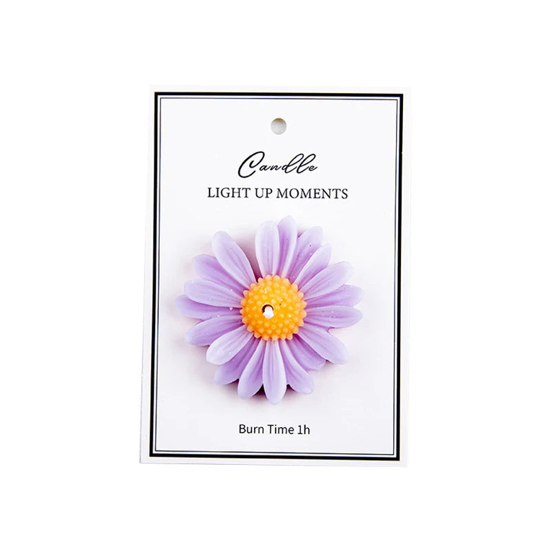 3D Daisy Candles Flower Scented Cup Candle Handmade Aromatherapy Floating Candle Birthday Party Festival Gift Wedding Home Decor