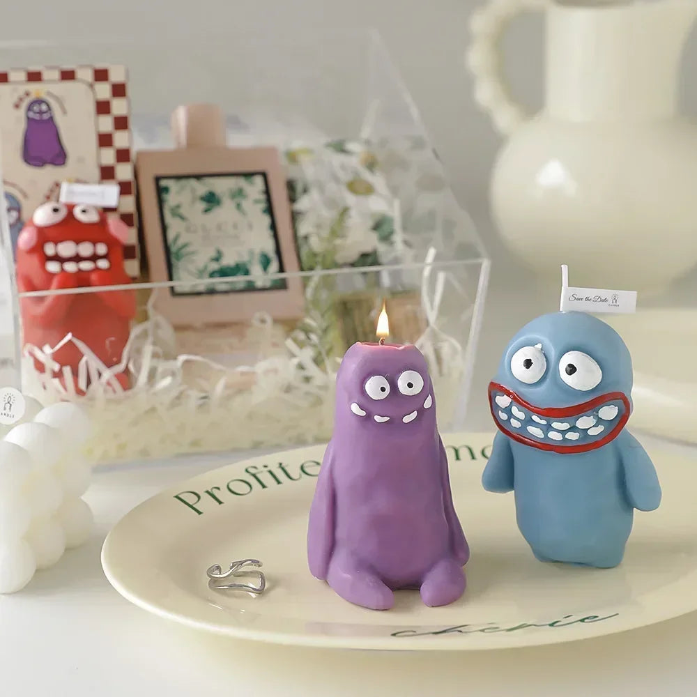 Earthlings Monster Candles Fun Creative Birthday Gifts Handmade Aromatherapy Candles