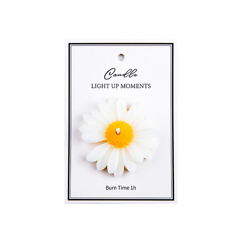 3D Daisy Candles Flower Scented Cup Candle Handmade Aromatherapy Floating Candle Birthday Party Festival Gift Wedding Home Decor