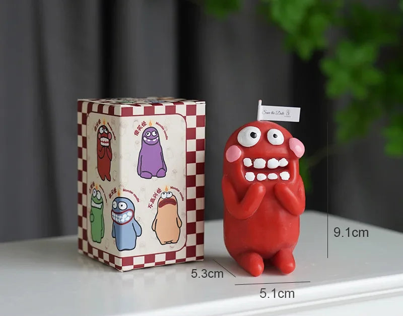 Earthlings Monster Candles Fun Creative Birthday Gifts Handmade Aromatherapy Candles