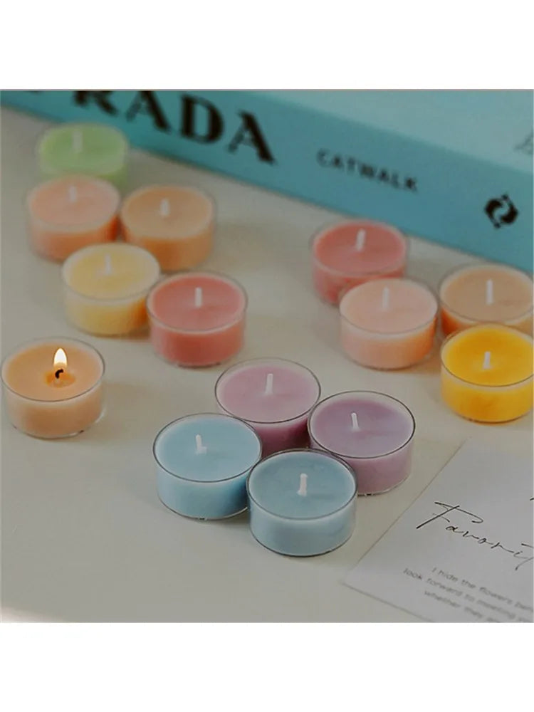 Handmade Tea Wax, Fig Rose White Peach Oolong Scented Candle, Natural Plants Essence Aromatic Sleep Aid Glass Bottle Candle 1Pcs