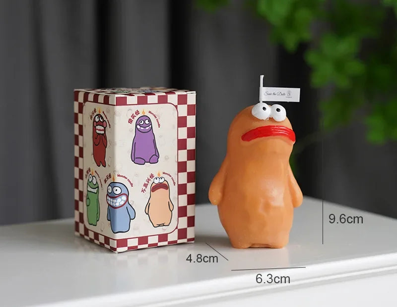 Earthlings Monster Candles Fun Creative Birthday Gifts Handmade Aromatherapy Candles
