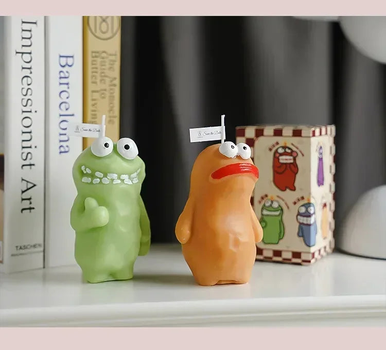 Earthlings Monster Candles Fun Creative Birthday Gifts Handmade Aromatherapy Candles