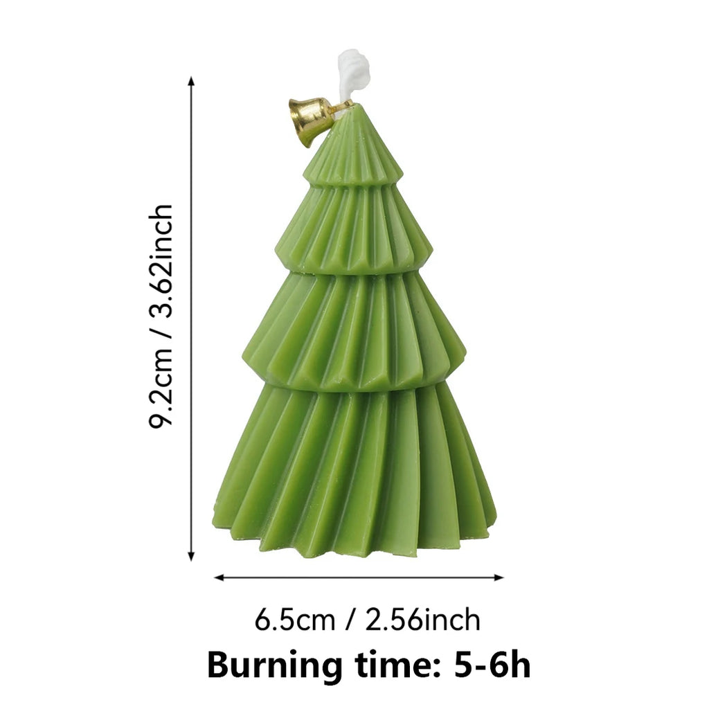 Handcrafted Christmas Tree Scented Candle – Creative Festive Ornament & Holiday Gift