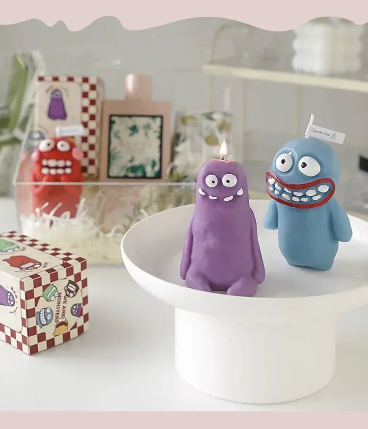 Earthlings Monster Candles Fun Creative Birthday Gifts Handmade Aromatherapy Candles