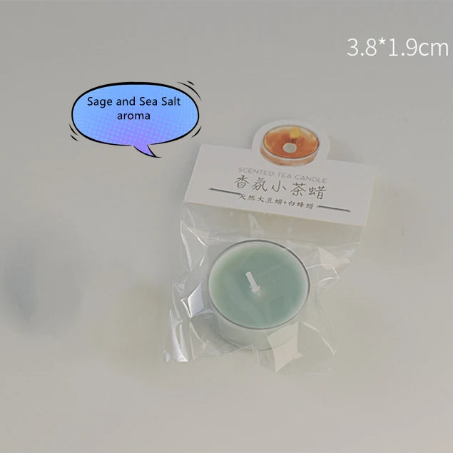 Handmade Tea Wax, Fig Rose White Peach Oolong Scented Candle, Natural Plants Essence Aromatic Sleep Aid Glass Bottle Candle 1Pcs