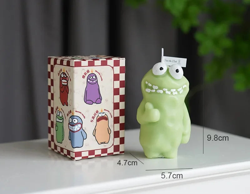 Earthlings Monster Candles Fun Creative Birthday Gifts Handmade Aromatherapy Candles