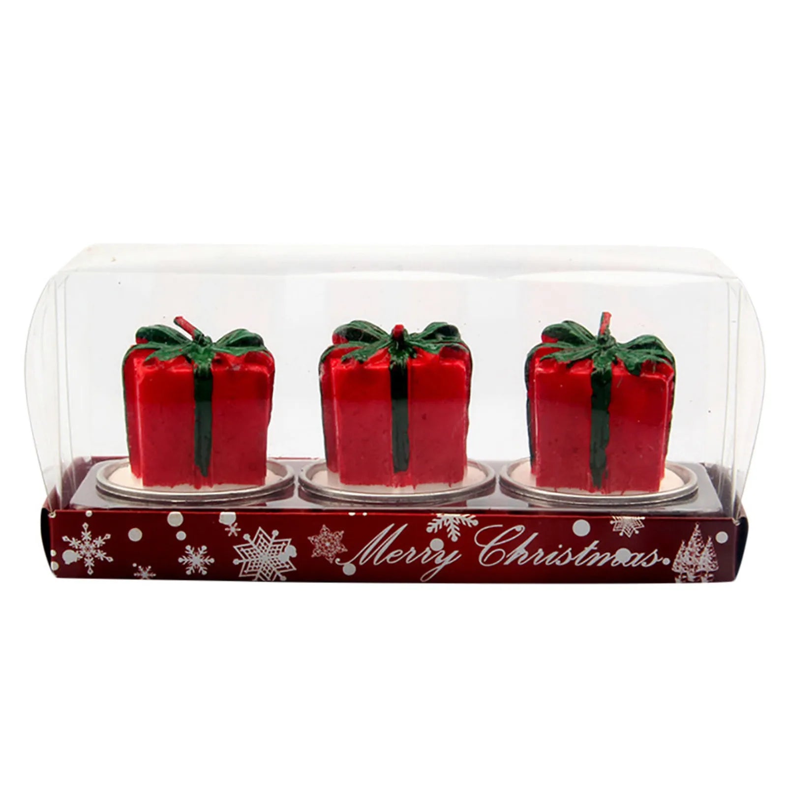 Handmade Christmas Tree Scented Candle – Santa Claus & Snowman Soy Wax Candle for Holiday Home Décor and Gifts