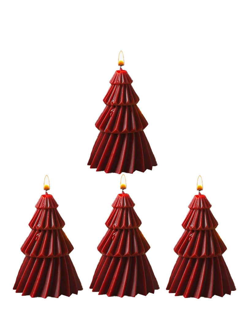 Handcrafted Christmas Tree Scented Candle – Creative Festive Ornament & Holiday Gift