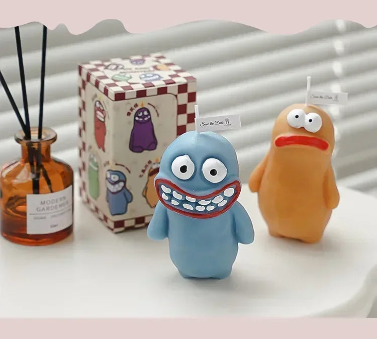 Earthlings Monster Candles Fun Creative Birthday Gifts Handmade Aromatherapy Candles
