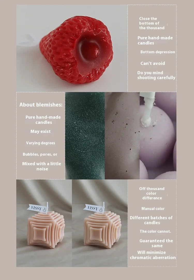 Cute Tulip Scented Candles, Simulated Plant Shapes, Handmade Diy Candles, Party Decorations, Christmas And Birthday Gifts