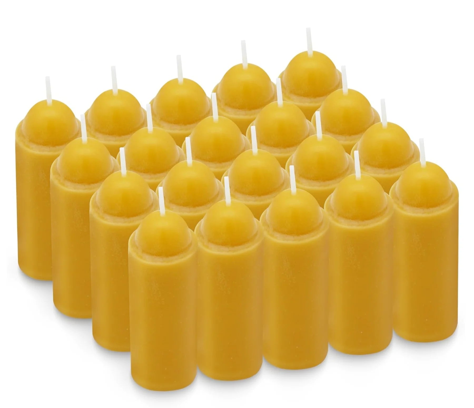 6-20PCS Handmade Beeswax Pillar Candles – Smokeless Emergency & Outdoor Camping Candle Set for UCO Lanterns
