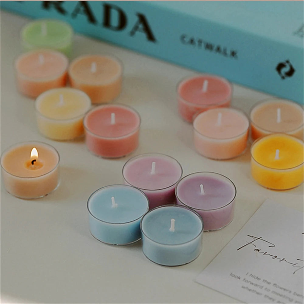 Handmade Tea Wax, Fig Rose White Peach Oolong Scented Candle, Natural Plants Essence Aromatic Sleep Aid Glass Bottle Candle 1Pcs