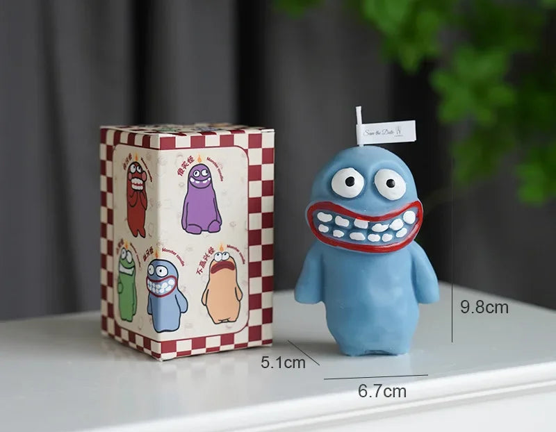 Earthlings Monster Candles Fun Creative Birthday Gifts Handmade Aromatherapy Candles
