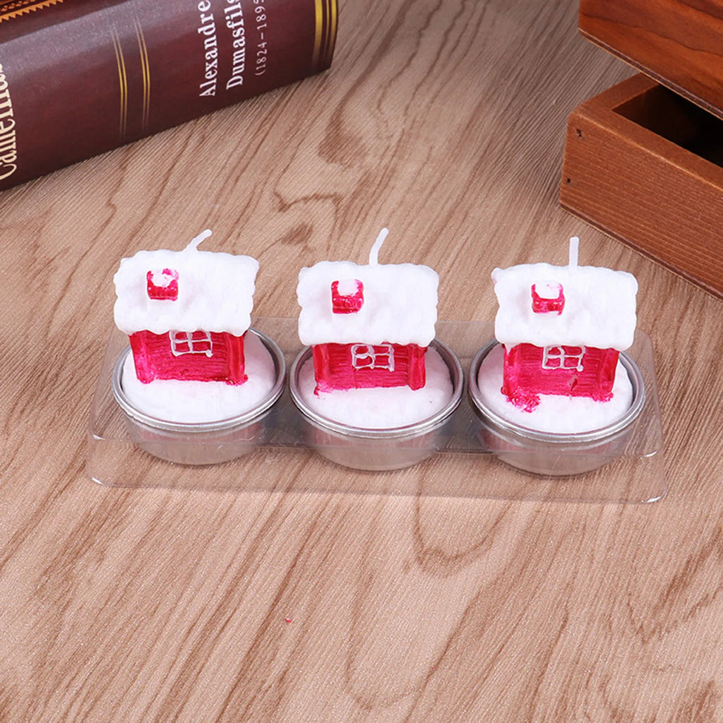 Handmade Christmas Tree Scented Candle – Santa Claus & Snowman Soy Wax Candle for Holiday Home Décor and Gifts