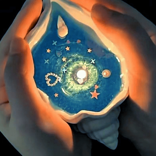 Handmade Sea Shell Aromatherapy Candle – Creative Starfish Scented Whirlpool Candle for Home Decor