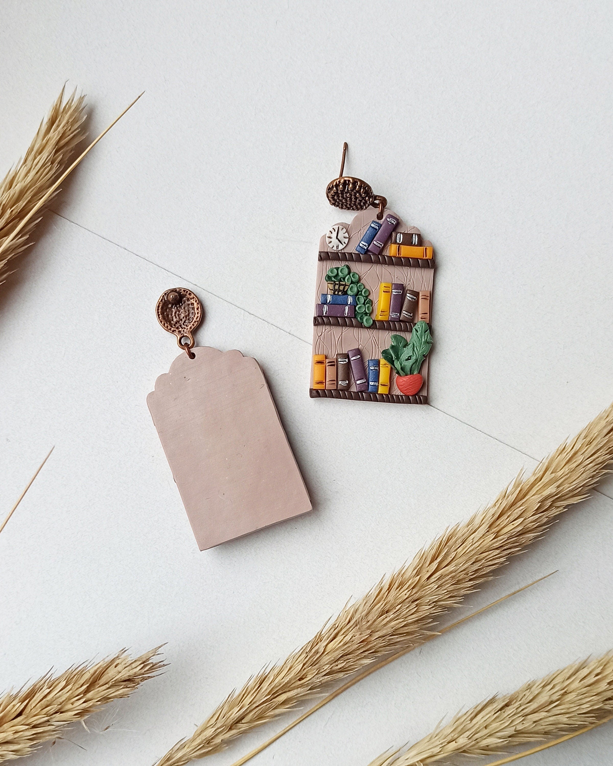 Fun Book Earrings, teacher earrings, teacher gift, dangle earrings, gift for her, book lover gift, Book gifts, back to school gift, cute